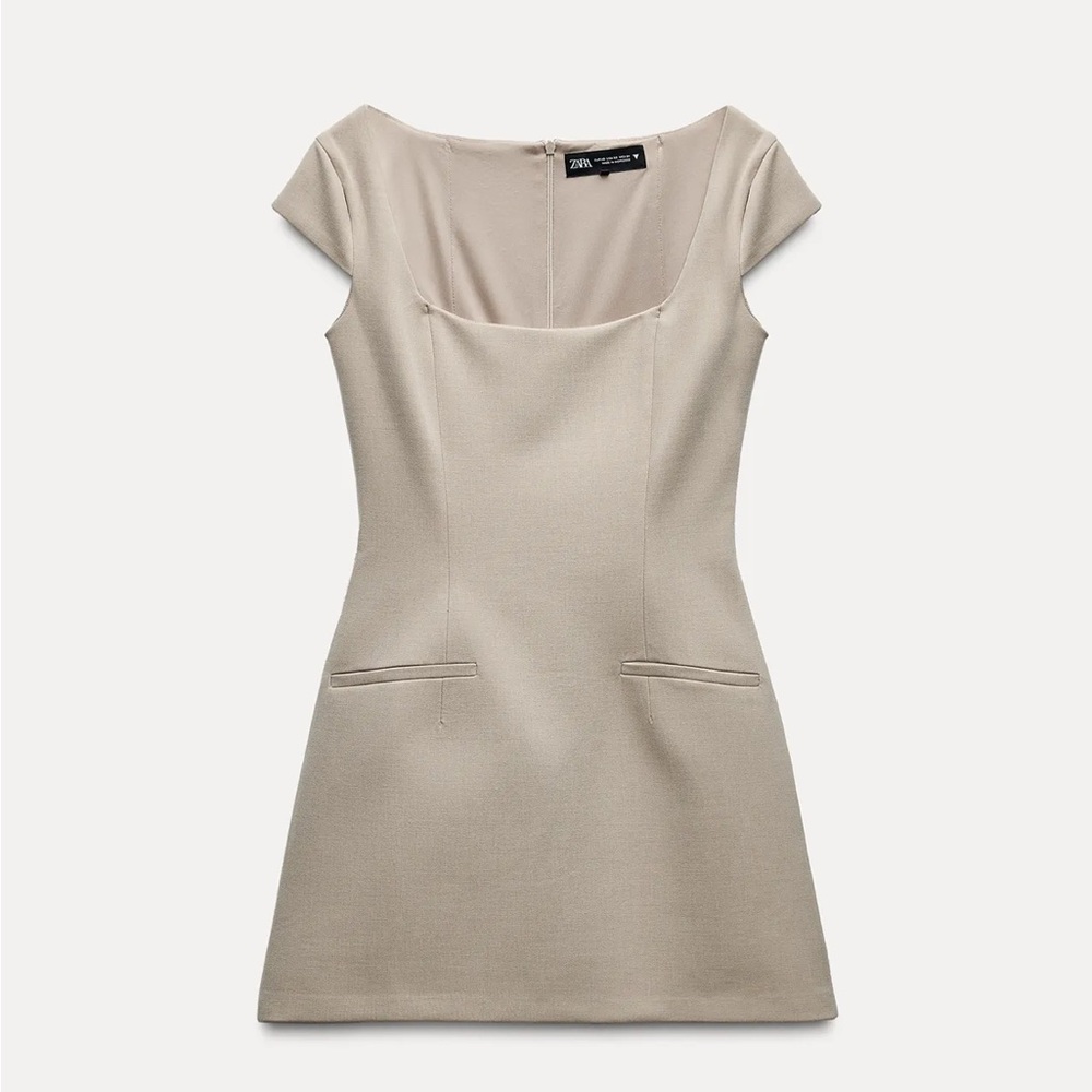 ZARA TAILORED MINI DRESS